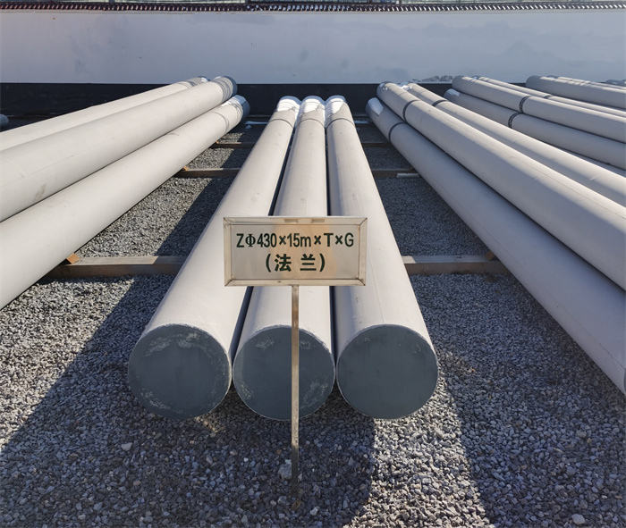 潞城430×15米×T×G砼电力电杆